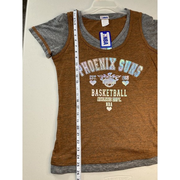 New NBA Phoenix Suns Women's Brown/Gray‎ T-Shirt Size Large - Picture 4 of 7